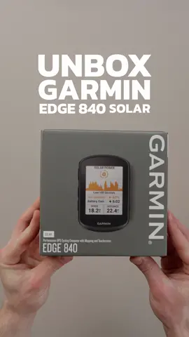 Unbox the Garmin Edge 840 Solar Bike GPS with us!  #edge840 #garminedge #bikegps #cyclinglife #cyclingtok 
