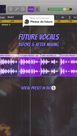 Replying to @6 Future Raw Vocals vs Mixed, PRESET IN BIO!💿 #future #vocals #vocalmix #vocalmixing #vocalpreset #autotune #vocalmixingtips #rawvocals 