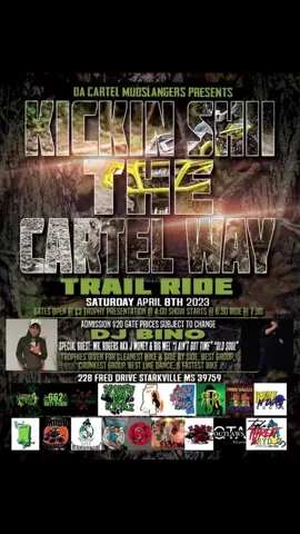 From BatonRouge,LA to Starkville,MS MUDRIDE WITH THE CARTEL MUDSLINGERS #trailride #mudride #fourwheeler #yamahakodiak700 #mud #country #zydeco #cupidflex #fyp #trending #fypシ #explore #starkvillemississippi #viral #BatonRouge #easterweekend #nailsbyniina 
