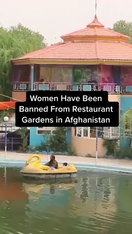 Authorities in Afghanistan say the new rules to ban women from restaurant gardens are in place because women have not been wearing the hijab correctly. #afghanistan #afghan #afghanwomen #afghanwomensrights #womensrights #genderequality #mandatoryhijablaws 