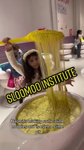 Come with us to @sloomooinstitute my kids were in their element playing with all the different types of slime. They even got to create their own!! #slime #kidsoftiktok #comewithme #familytime 