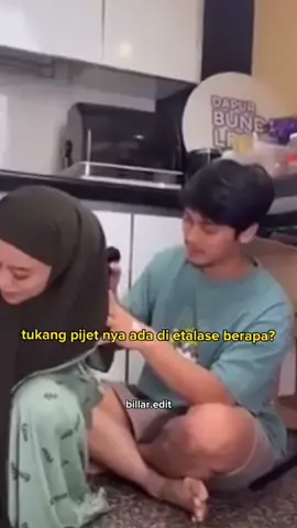 bunles be like “enak aja lo mao CO laki gue” 🙈😭🤣 #rizkybillar #billovers #leslar 