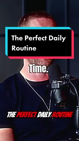 The Perfect Daily Routine. #mindset #motivation #discipline #routine #habit #relatable #advice #inspiration #morning #daily #morningroutine #time #life 
