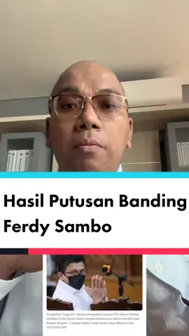 Hasil Putusan Banding Ferdy Sambo #richardsitiolawyer #sambo #putusan #ferdysambo #banding #hukum #advokat #lawyer #pengacara #fyp #viral 