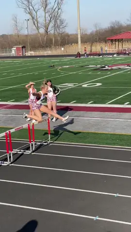 Track stars.....dumb ways to die. #hurdles #hurdlefails #trackandfield #trackstar #track #illinois #hurdler #hurdlefail #hurdlefall #lastplace #falldownandgetbackup 