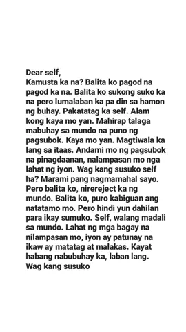 dear self. #randomthoughts0061 #randomthoughts 
