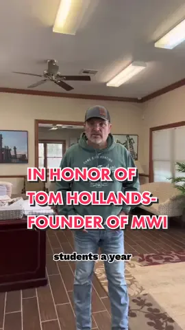 In memory of Tom Hollands the founder of MWI, we have taken this day off to honor him. #honor #founder #president #missouri #welding #weldnation #tradeschool #weldinglife #viral #trending
