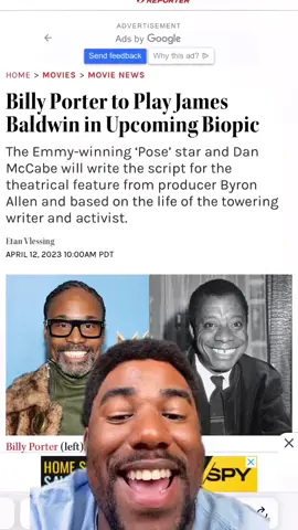 Im here for this! #billyporter #lgbtqnews #jamesbaldwin #jamesbaldwintaughtme #biopic #movienews 