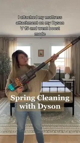 Wait till you see what the #Dyson v15 picked up from our mattress! I have never vacuumed my mattress before and I wish I’ve done it sooner.  Did you know that on average, a human sheds 1.5 pounds of dead skin cells a year! And guess what eats dead skin cells? Dust mites!  Get yourself a mattress attachment and go Boost mode all over your mattress. Because trust me, it needs it. #ad 