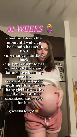 31 week update 🤰🤍 cannot believe baby girl will be here in 9 weeks or less. #thirdtrimester #preggo #pregnancy #pregnantmama #mamatobe #firsttimemom #preggobelly #bumpupdate #babygirl #girlmomtobe #pregnancy #pregnant🤰 #preggytok 