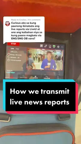 Replying to @Cracker_YJ Mas madaling mag-set up gamit ang LiveU equipment. Here’s a simple explanation and a sneak peak of one of our live reports. #travelph #news #journalist #livereport #fyp #behindthescenes #transport 