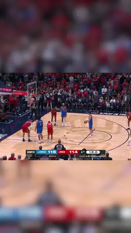 Josh Giddey came up clutch with the game in the balance, equaling his career-high 31 points and eliminating the Pelicans in the process #joshgiddey #NBA #nbaplayoffs #okc 