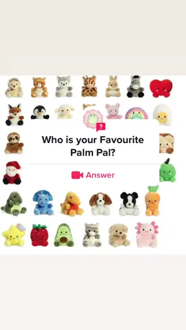#question from @plushparadiseuk #tiktokpoll Who is Your Favourite? #palmpals #plushparadise #palmpalsuk #plushiestiktokshop #cuteplushies #plushies #shopsmallbusiness #kawaiiaesthetic #kawaiiplushies #kawaiitiktokshops #kawaii #toytok #smallbusinessowner #SmallBusiness #toystiktokshop #toysintiktokshop #cutetoycollection #cutekawaii 