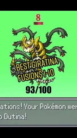Top 10 Giratina fusions! Some of these are next level amazing! Pokemon infinite fusion! #pokemon #pokemontiktok #pokemoncommunity #fypシ #pokemoninfinitefusion #fusions 