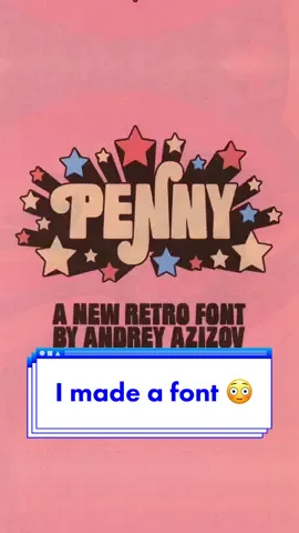 The story of how I made my first ever font 😳 #typography #fonts 