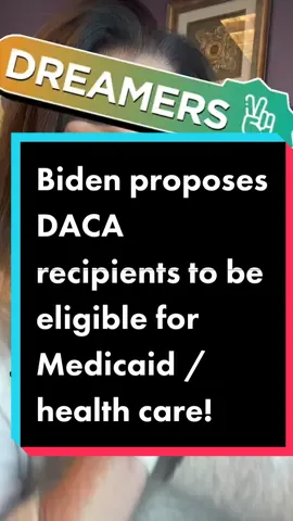 Biden proposes DACA recipients can apply for Affordable Care Act/medicaid #breakingimmigrationnews#daca#dreamers#dacarenewals#affordablecareact@unitedwedream @dreamers2gether #dreamers#immigrationnews#bidenimmigration#biden2022#healthinsurance 