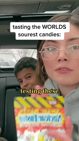 Try the WORLDS Sourest Candies With My Little Brother 🤯! 