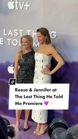 Our #fearlessleader and #TheLastThingHeToldMe Executive Producer #ReeseWitherspoon has arrived on the purple carpet 💜 #jennifergarner #redcarpetlook #jengarnertok 