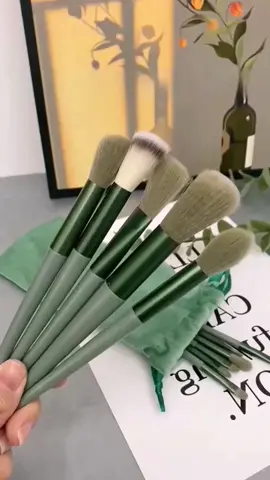 13pcs soft set make up brush maange brushes with cloth bag#fashion #makeup #tkmademebuyit #foryou #tk 