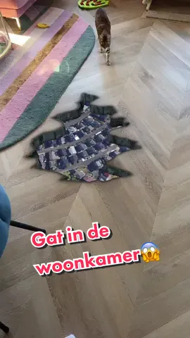 Bijna mispoes #holeinthefloor 