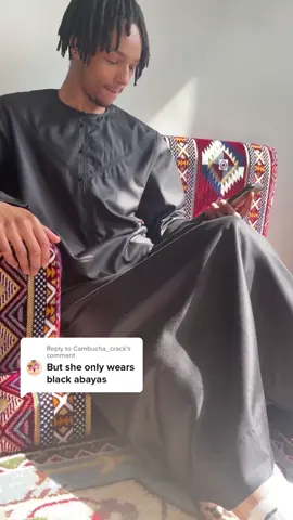 Replying to @Cambucha_crack when she only wears black abayas. We got the black too #emiratithobe #moroccanthobes #eid2023  