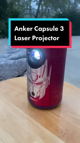 The @seenebula  Capsule 3 Laser Projector is awesome #ankerprojector #capsule3laser #portableprojector #NebulaTransformers #TikTokMadeMeBuyIt #nebulapartner 
