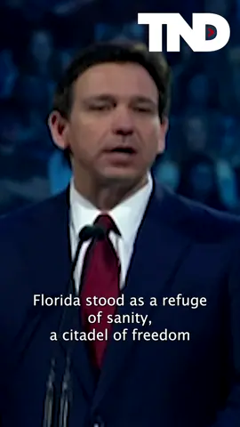 Gov. DeSantis says Florida is “a refuge of sanity.” Do you agree with him?  #florida #desantis #govdesantis #rondesantis #politics #libertyuniversity #va #sinclairbroadcastgroup #sbg #thenationaldesk #tnd 