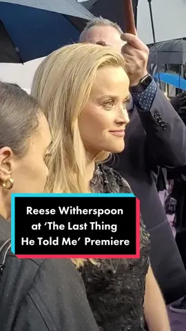 #ReeseWitherspoon made her first public appearance since filing for divorce at #TheLastThingHeToldMe premiere. #redcarpet 