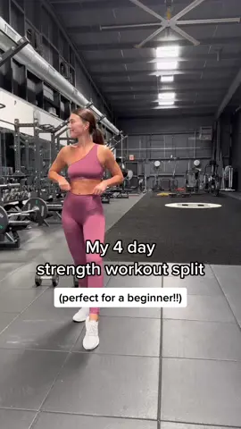 Come join me!!! 🔗 in b!0 to try a free week #beginnerworkouttips #beginnerworkoutsplit #weeklyworkoutsplit #gymconfidenceforbeginners #strengthforbeginners #beginnerworkoutprogram 
