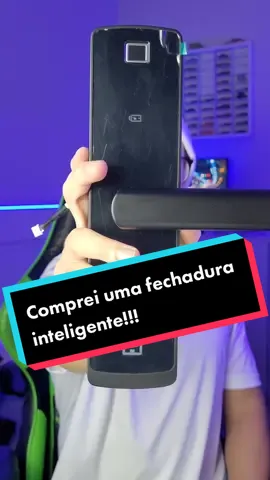 Comprei uma fechadura inteligente!!! #tecnologia #porta #portainteligente #fechadura #fechadurainteligente #fechaduraeletronica #fechadurasdigitais #fechaduras #techtokbrazil #techtokbrasilbrasil #TechTokBrasil #produtosincriveis #produtosinovadores #produtosincríveis #produtosgamer #produtosgamers 