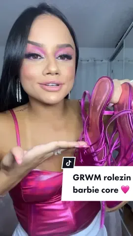 bem barbie rs 🩷 #grwm #getreadywithme #fashion #outfit #stylist #arrumesecomigo #moda #barbie #barbiecore #fy 