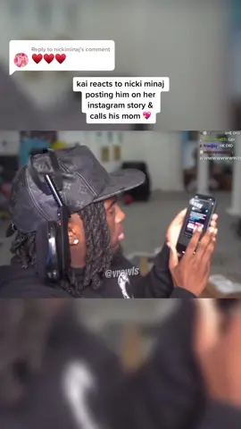 Replying to @nickiminaj wow bro shout out to the mafia, kai, nicki, tiktok & all of you guys ❤️ | kai deserves it all bro hoping they link up for a stream. #kai #kaicenat #nickiminaj #icespice #foryoupage @kai_cenat @nickiminaj @icespicee 