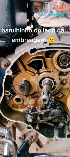 motor ybr Yamaha.lado da embreagem #bomdia #tiktokmotosmotos#tiktokviral 