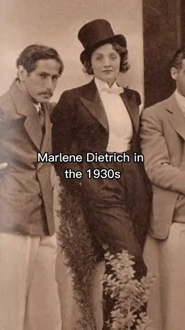 I've been seeing a lot of these Edits with stars from the 80s so let me show you this icon from the 30s :) #marlenedietrich #mariemagdalenedietrich #oldhollywood #fy #fypシ #foryoupage #1930s #fashion #thisismodernfeminismtalking 