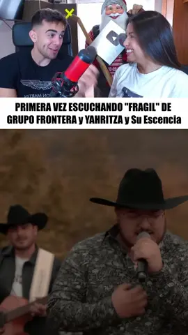 QUE VOZ 😩😍 #reaccion #yahritzaysuesencia #grupofrontera #juakinygaby #parati #foryou #viral #fragil