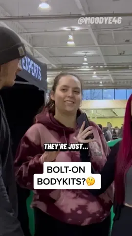 Bolt-on bodykits?🤔 #moodye46 #carquestions #cars #carcontent #carenthusiast #carsoftiktok #cargirlsontiktok #carculture #carmeet #torontocars #importexpo #carmods #carcommunity #cargirl 