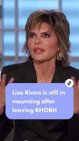 “I miss the connection to the people.” - @lisarinnaofficial   #rhobh #lisarinna #mourning