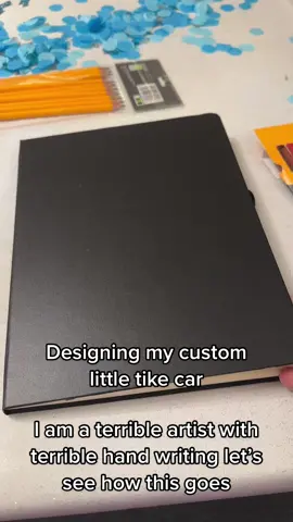 Designing my custom little tike car part 1 #littletike #car #custom #design #follow #followalong #followformore #fyp 