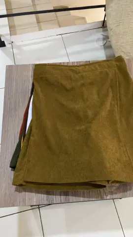 NEW ARRIVAL !! Corduroy Overlap Mini Sexy Skort 