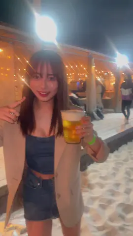 ビールサーバーで初めて注いだ！上手じゃない？