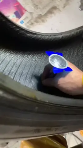 Fixing a tire#onthisday 