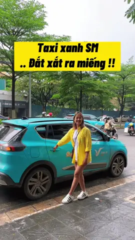 Sốc với taxi xanh SM nhà bác Vượng biết kể chuyện cười cho khách nghe 🤣🤣🤣 trải nghiệm khá thú vị với hãng xe siêu mới này 😂 #phuongdidau #tiktoktravel #taxixanhsm #vinfast 