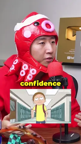 Real vs fake confidence  #downbadshow #jimmyzhang #podcast #therapygecko #mindsetmotivation 
