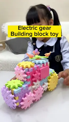 Your kids should like it.electric gear building block toy#foryou #foryourpage #tiktoktoy #children #toy #toys #childrenstoys #kidstoys #funnytoys #buildingblock #blockbuliding #geartoy #geartoys #geartoygear #geartoygear 