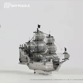 Mô Hình Kim Loại Lắp Ráp 3D Piececool The Queen Anne’s Revenge mô phỏng mẫu tàu chiến nổi tiếng bằng thép không gỉ có màu bạc, chi tiết sắc sảo 🖤 #mohinh #mohinhkimloai #mohinhkimloai3d #metalmodel #artpuzzlevn #artpuzzlevn #piececool #metalearth #DIY #trendtiktok #xuhuong #fyp #fypシ #mohinhthep3d #revenge_queen #queenannerevenge 
