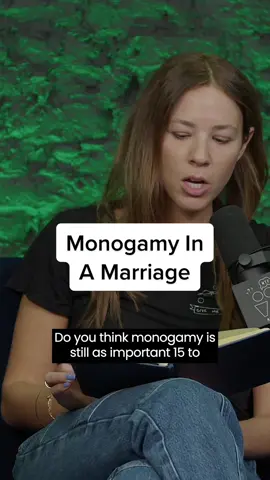 Monogamy in a long marriage is not as important…Thoughts? ⬇️ #monogamy #monogamousrelationship  #marriagemonogamy #longmarriage #wemetatacme #talialichtstein #podcastclips 