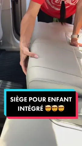 Siège pour enfant INTÉGRÉ 🤯 dans le Volvo XC90 Recharge 2023 #mom #momhacks #momlife #carseat 