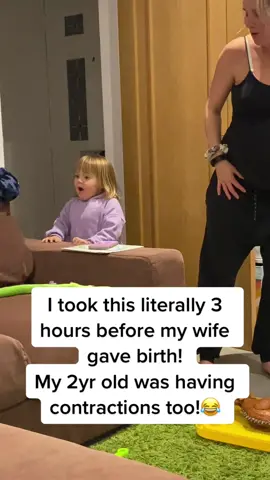My 2yr old took the piss when my wife was going into labour!😂😂😂#pregnant #pregnantlife #labour #contractions #funny #toddler #toddlerlife #pisstake #fyp #funnykids #viral #parentsoftiktok #parenthood #parenting #share 
