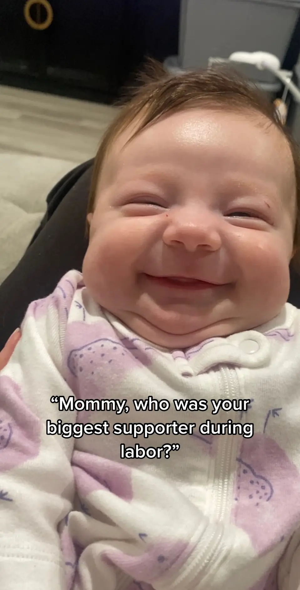 This trend is so cute💕 #labor #laboranddelivery #firstbaby #parentsoftiktok #firsttimemom #mamasoftiktok #fyp #labourtiktok #baby #8weeksold #MomsofTikTok #newmom #ftm #momtok #babytok #postpartum #foryoupage 
