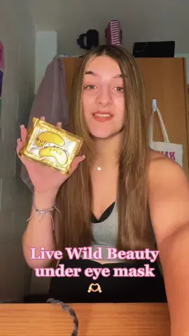 for BABY SOFT skin and brightening under your eyes✨ find it in my Amazon storefront under Most Recent Purchases! @live_wild_beauty #livewildbeauty #livewildbeautyeyemask 